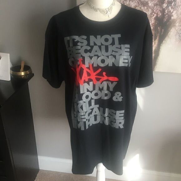 Flag nor fail test print tee shirt graphic logo skull one of a kind limited rare - Picture 1 of 3